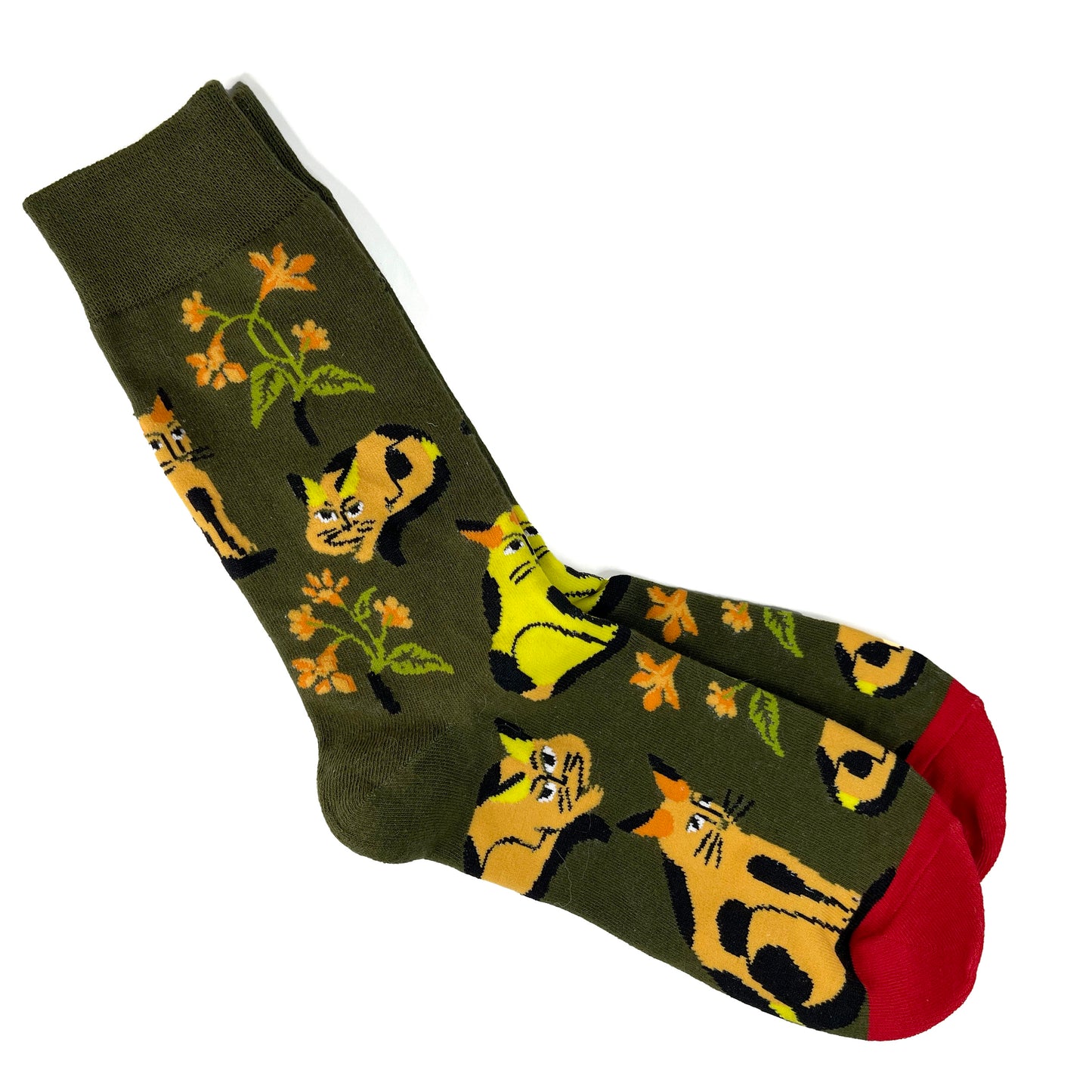 Green CAT SOCKS