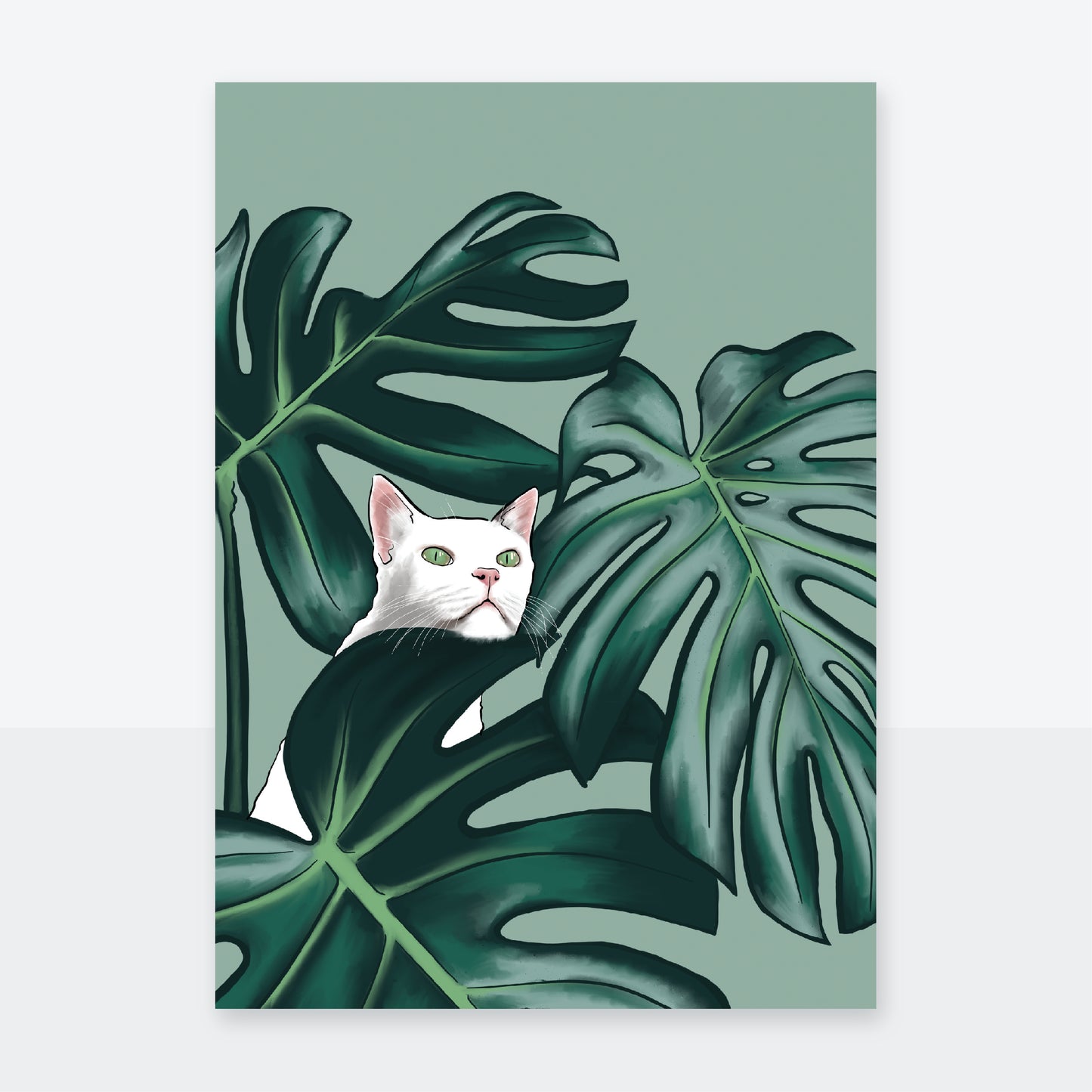 MEOWSTERA Artwork